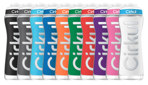 22oz. Grip Squeeze Plastic Bottle & Sport Lid D0