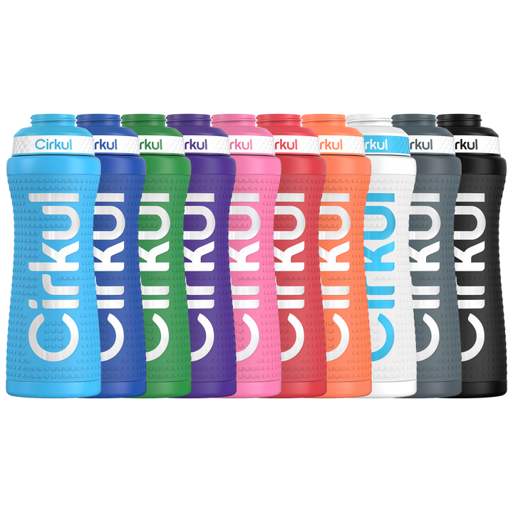 22oz. Grip Stainless Steel Bottle & Sport Lid A8