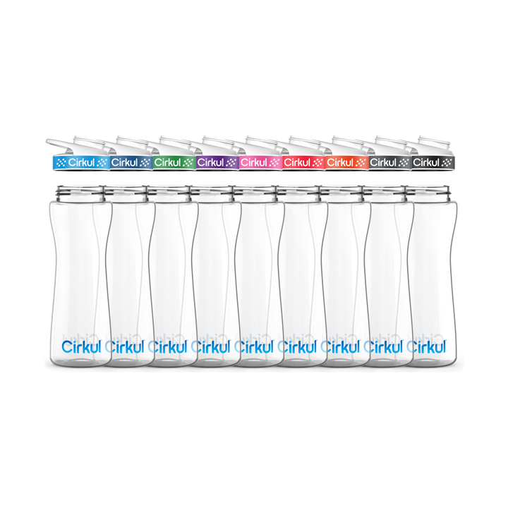 22oz. Plastic Bottle & Comfort Grip Lid E0
